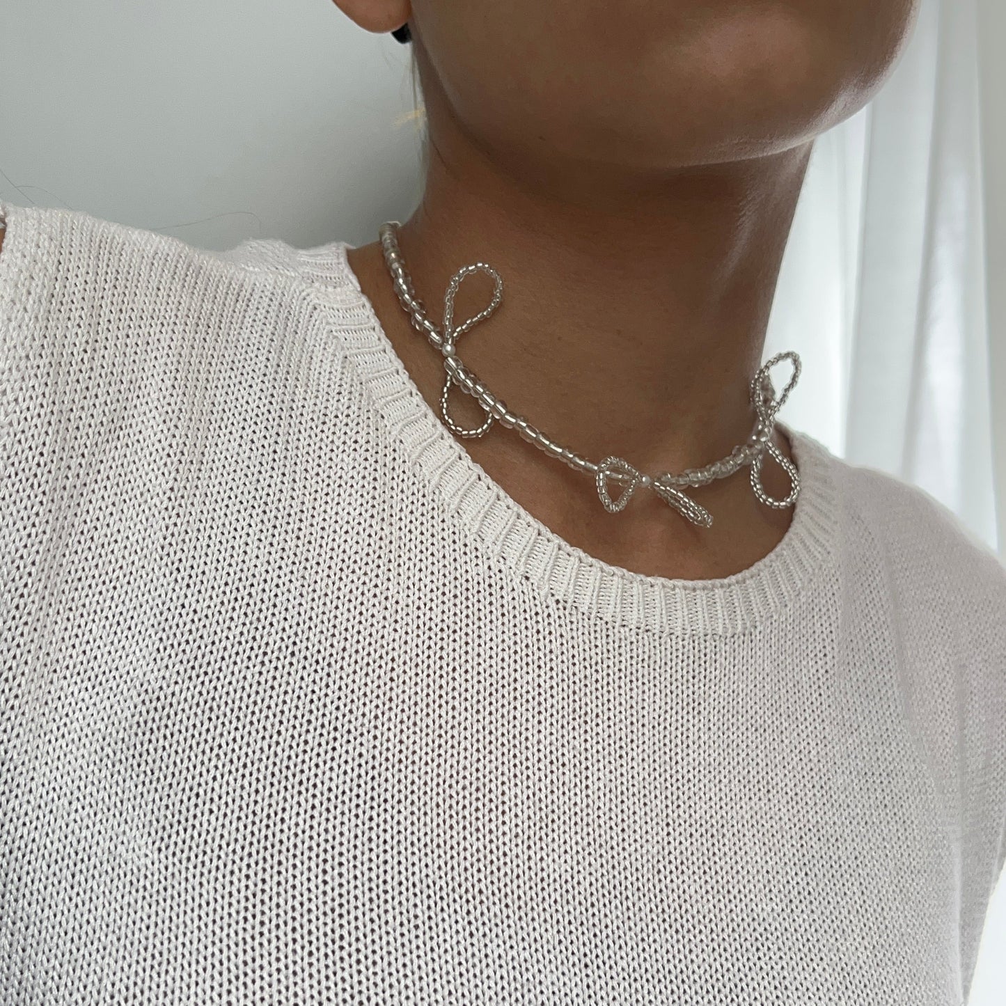 Whisper Bow Necklace